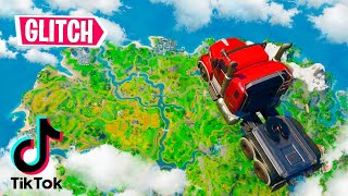 GLITCH di TIKTOK per VOLARE con le AUTO su FORTNITE😰 [upl. by Catto600]