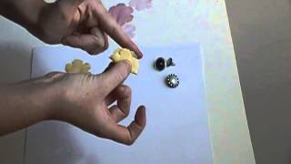 Simple Fabric Flower Tutorial  No Sewing [upl. by Ford]