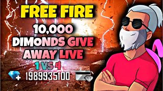 JPMB GAMER FF GIVE AWAY LIVE 1 VS 4 CHALANGES FREE FIRE LIVE [upl. by Aznarepse]