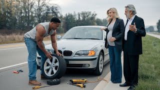 Man Stops to Help Pregnant Woman Fix Her Tire What She Does Next Will Leave You Speechless [upl. by Crooks240]