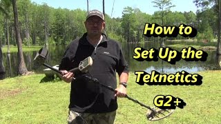 How to Set Up the Teknetics G2 LTD Metal Detector [upl. by Gipson]