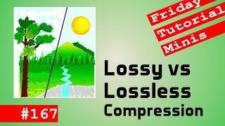 Lossy vs Lossless Compression  Friday Minis 167 [upl. by Gnuhc]