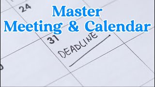 Master Your Meetings amp Calendar 8 Powerful Tips for Busy Leaders [upl. by Inaoj949]