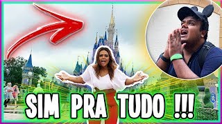 DIZENDO SIM PRA TUDO NA DISNEY [upl. by Rosabel]