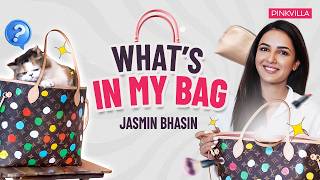 Whats In My Bag Ft Jasmine Bhasin  WALLET Secrets Skincare Products  Jasmine Bhasin  PINKVILLA [upl. by Erminna]