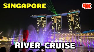 A Magical Singapore River Cruise  Enjoy the Breathtaking Night Views from Clarke Quay to Marina Bay [upl. by Vasili]