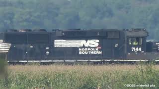 NS 7144 East Bound  Wheatfield IN 091322 [upl. by Annovahs]