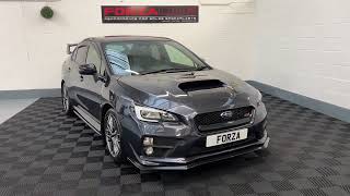 2014 SUBARU STI TYPE UK 25T AWD DARK GREY METTALIC UNMODIFIED LOW MILES CAMBELT DONE FORZA [upl. by Asirrac]