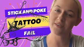 Stick and Poke Tattoo Fail [upl. by Eisle120]