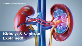 Excretory System  One Shot  Nephron  class 10  ICSE  Notes [upl. by Vaules]