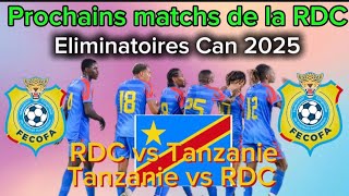 🇨🇩Détails sur les prochains Matchs Des Léopards de la RDC [upl. by Azar]