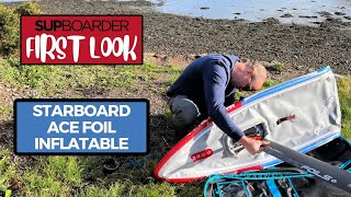 Our First Look of the Starboard Ace foil inflatable  SUPboarder [upl. by Bard655]