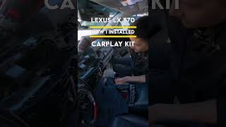 Flawless CarPlay Installation lexus approved best highquality carplay automobile diy shorts [upl. by Atined]