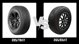 Tire Size 28570r17 vs 26565r17 [upl. by Attolrahc]