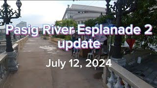 Pasig River Esplanade phase 2 update may tourist police na pasigriveresplanade touristattraction [upl. by Ahseinat]