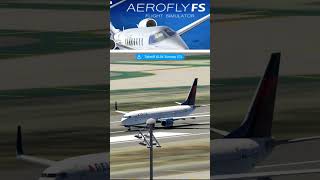 Aerofly Fs Global B737900ER Delta Takeoff From Los Angeles aeroflyfsglobal [upl. by Adnocahs]