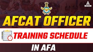 AFCAT Training  AFCAT Officer Training Schedule in AFA [upl. by Ramilahs]