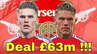 Breaking news Deal £63m Arsenal Transfer rumors [upl. by Eerized754]