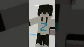 For all ZEEKO😎💙🤍😎💯😁 minecraft Zeeko edit capcut [upl. by Agee950]