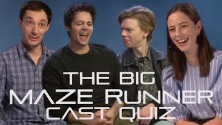 How well do the Maze Runner cast really know each other The Random Facts Edition [upl. by Htaek]