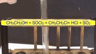 Alcohols Advanced 8 Reacting Ethanol amp Thionyl Chloride [upl. by Novart559]