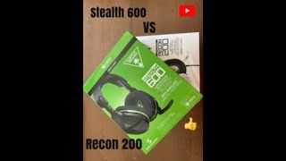 Turtle Beach Recon 200 VS Stealth 600 [upl. by Ahseetal]