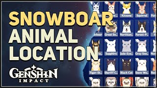 Snowboar Location Genshin Impact [upl. by Madanhoj259]