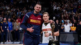 Nathan MacKinnon Gives Nikola Jokić the NBA MVP [upl. by Occer]