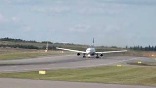 Finnair Airbus A330 Takeoff and a Clear View of Landing Gear Retraction [upl. by Shea]