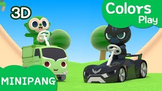 Learn colors with Miniforce  Colors Play  Car Sliding Play  MiniPang TV Colors Play [upl. by Jezabelle236]