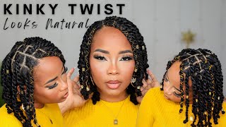 Kinky Twist Tutorial For Beginners feat YWigs Kinky Hair [upl. by Asined]