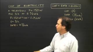 Calculating the Cost of Electricity Usage in Physics [upl. by Alyce139]