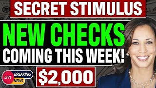 APPLY 2000 SECRET STIMULUS CHECK COMING THIS WEEK Watch Now 4TH STIMULUS 2024 CHECKS UPDATE [upl. by Isiad]