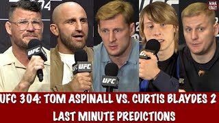 UFC 304 Tom Aspinall vs Curtis Blaydes 2 Last Minute Picks [upl. by Ralaigh480]