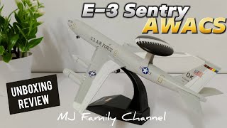 Boeing 707 E3 Sentry AWACS 1200 Model Unboxing [upl. by Entirb]