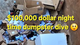 Dumpster diving at night and employees tossed out the whole entire store DAY 3 final day [upl. by Fennell671]