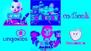 Best logo Compilation EffectsNuNu tv Coilbook Shark sons lingokids fancy Babies logo Effects [upl. by Leschen324]