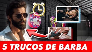 5 TRUCOS de BARBA que todo HOMBRE DEBE SABER [upl. by Theodoric]