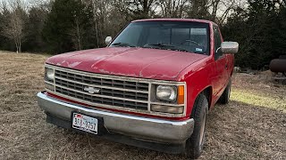 1988 Chevy Cheyenne truck video [upl. by Lleirbag]