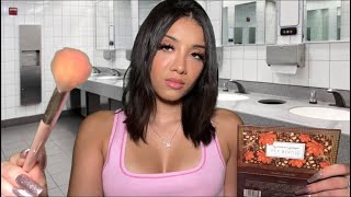 ASMR Mean girl does your makeup amp insults you 😡💄 Aggressive Roleplay personal attention [upl. by Nicky]