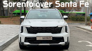 Why I chose 2025 Kia Sorento HEV Facelift Hybrid AWD over Hyundai Santa Fe [upl. by Seif]