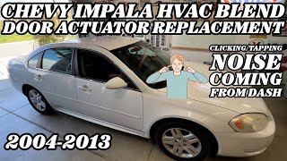 20042014 Chevy Impala Blend Door Actuator Replacement HowTo [upl. by Helsie]