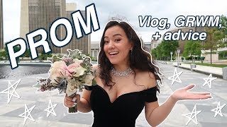 PROM VLOG 2019 GRWM  honest advice [upl. by Akzseinga]