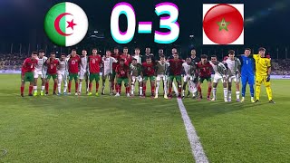 CAN U17 ALGÉRIE VS MAROC 03 RÉSUMÉ DU MATCH [upl. by Danit]