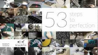 BLACKFIN  53 STEPS TO PERFECTION  How Blackfin titanium eyeglasses are manufactured [upl. by Yllime]