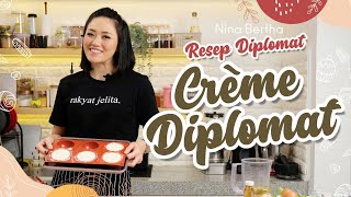 Diplomat Cream ala Chef Nina Bertha  Diplomat Cream Recipe [upl. by Reivazx396]