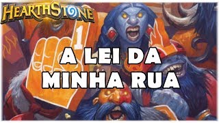 HEARTHSTONE  A LEI DA MINHA RUA STANDARD DK EVOLVE SHAMAN [upl. by Tearle]