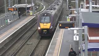 Trains at Market Harborough Station on Thu 11th Jan 2024  12401600 [upl. by Kelwen]