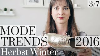 Metallic Look  Modetrends Herbst Winter 2016  Teil 3 von 7 Modeblog Herbsttrends Mode [upl. by Rad]