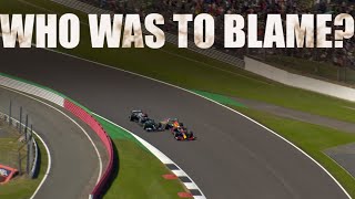 Lewis Hamilton amp Max Verstappen Crash  Who Was To Blame [upl. by Priestley]